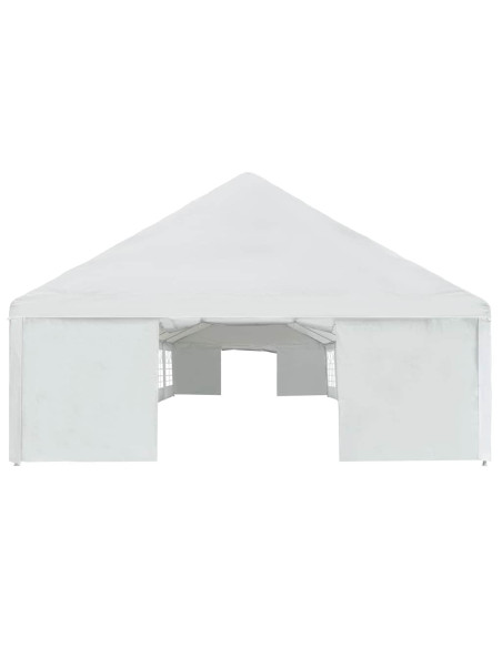 Tendone per Feste in PE 6x16 m Bianco