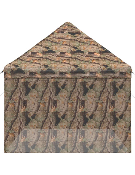 Gazebo Pop-up con 4 Pareti 3 x 4 m Mimetico Foresta