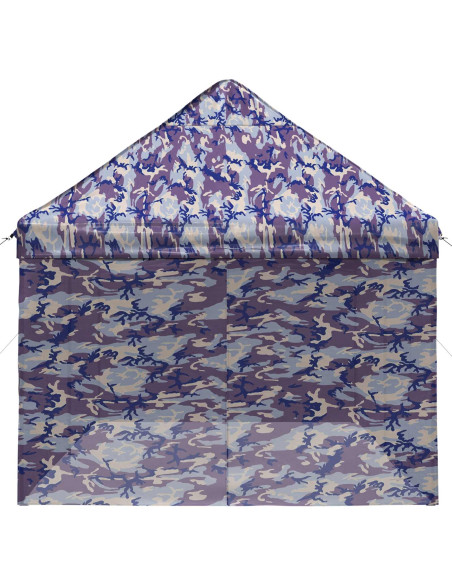 Gazebo Pop-up con 4 Pareti 3 x 6 m Blu Cacciatore