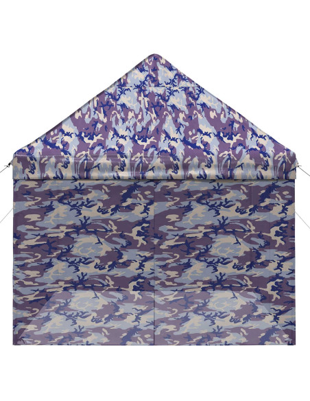 Gazebo Pop-up con 4 Pareti 2,95 x 4,1 m Blu Cacciatore