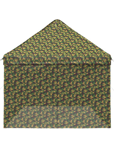 Tendone con 4 Pareti Laterali 2,9 x 5,8 m Camouflage Militare
