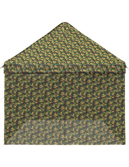Tendone con 4 Pareti Laterali 2,9 x 5,8 m Camouflage Militare