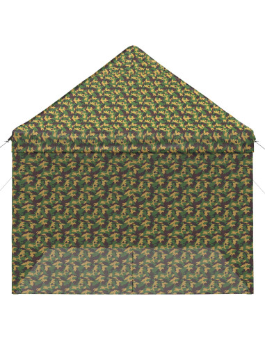 Tendone con 4 Pareti Laterali 2,9 x 4,3 m Camouflage Militare