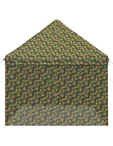Tendone con 4 Pareti Laterali 2,9 x 4,3 m Camouflage Militare