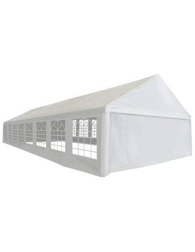 Tendone per Feste in PE 6x16 m Bianco