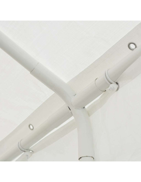 Tendone per Feste in PE 6x16 m Bianco