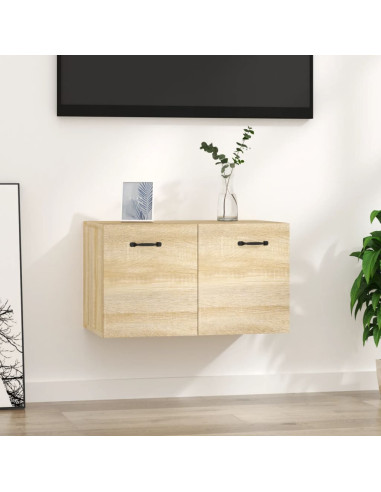 Mobile a Parete Rovere Sonoma 60x36,5x35 cm Legno Multistrato