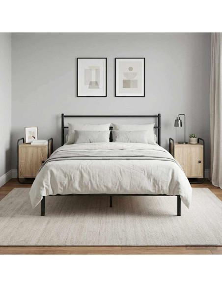 Armadio da Notte 2 pz Rovere Sonoma Legno ingegnerizzato