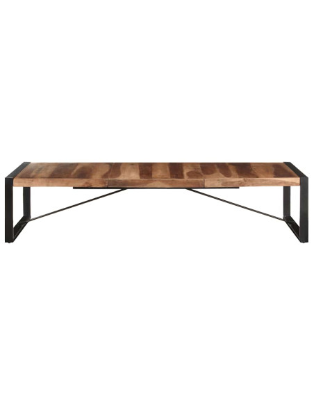 Tavolino da Salotto 180x90x40 cm in Legno Massello