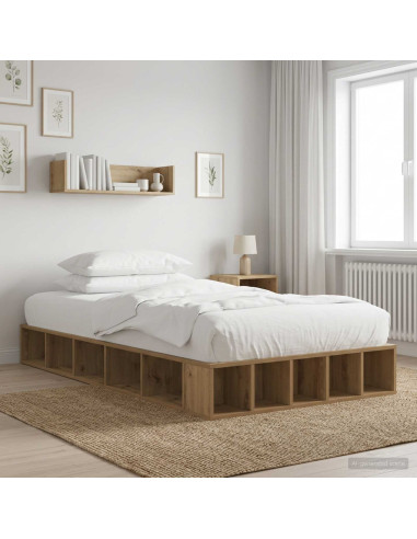 Telaio del letto con storage Rovere Artigianale 80 x 200 cm