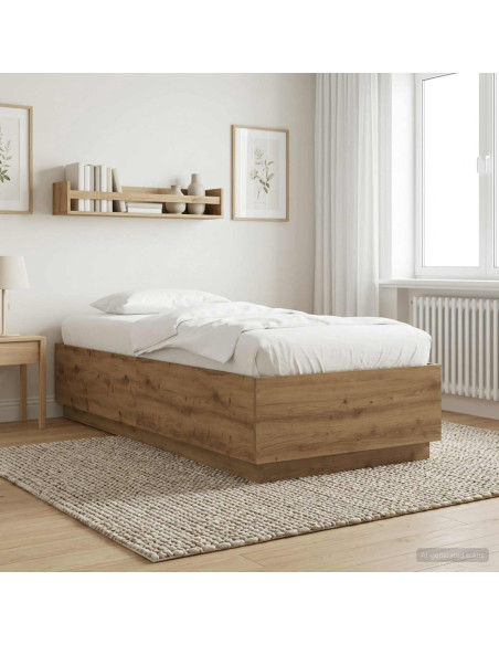 Struttura del letto Rovere Artigianale 80 x 200 cm