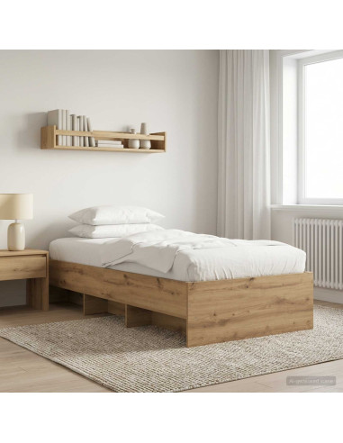 Struttura del letto Rovere Artigianale 80 x 200 cm
