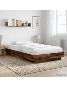 Struttura letto a pavimento Legno antico 80 x 210 cm