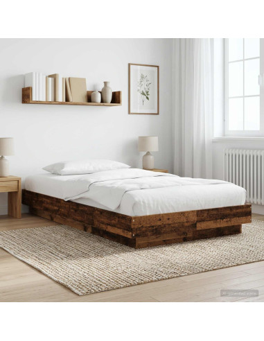 Struttura letto a pavimento Legno antico 80 x 210 cm