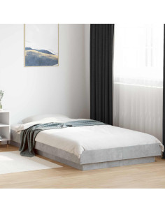 Struttura letto a pavimento Grigio Cemento 80 x 210 cm