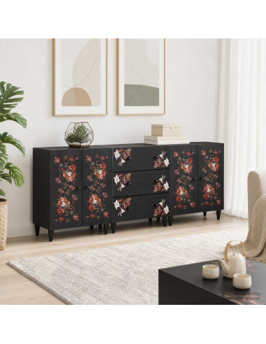 Armadi di Stoccaggio 3 pz Motivo Motivo 180 x 33 x 75 cm