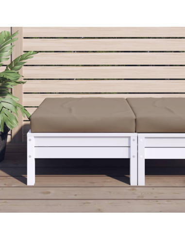 Cuscino per Pallet Tortora 60x60x6 cm in Tessuto Oxford