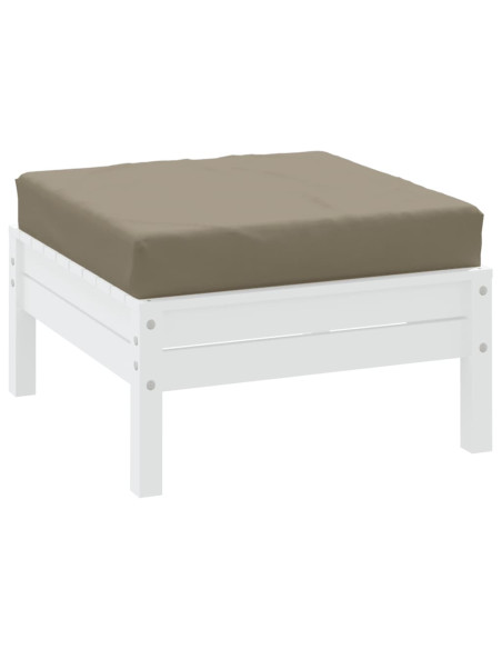 Cuscino per Pallet Tortora 60x60x6 cm in Tessuto Oxford