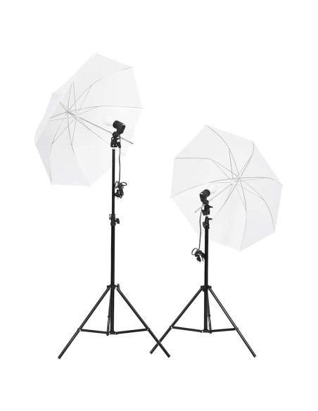 Kit per Studio Fotografico con Set Luci, Fondale e Riflettore