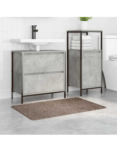 Tappetino da bagno antiscivolo Marrone 60 x 90 cm PP
