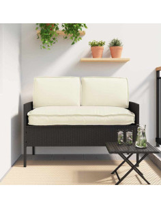 Set di Cuscini 3 pcs Crema Tessuto Oxford