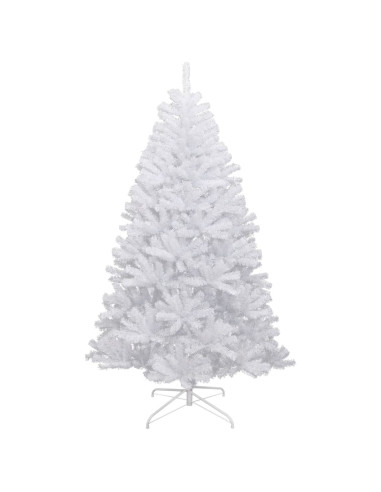 Albero Natale Artificiale Incernierato con Neve Fioccata 210 cm