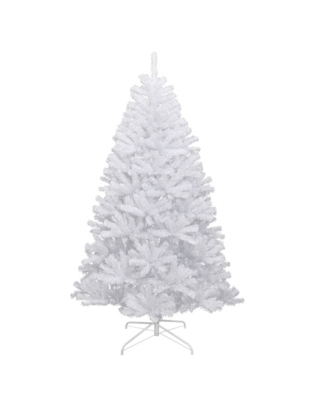 Albero Natale Artificiale Incernierato con Neve Fioccata 210 cm