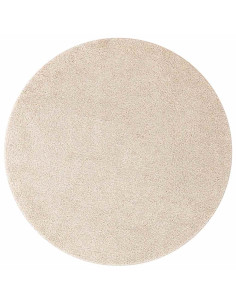 Tappeto Shaggy Antiscivolo Crema 90 x 90 cm PP 2