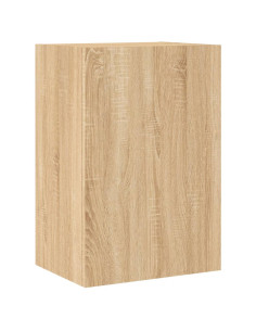 Mobile TV Parete Rovere Sonoma 40,5x30x60 cm Legno Multistrato 2
