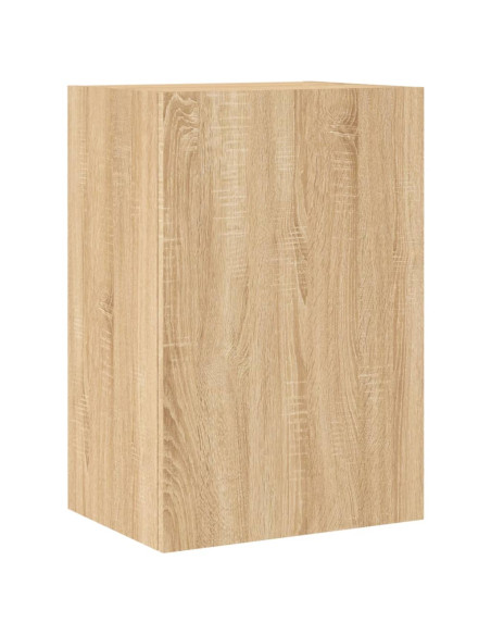 Mobile TV Parete Rovere Sonoma 40,5x30x60 cm Legno Multistrato