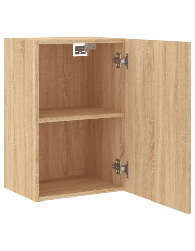 Mobile TV Parete Rovere Sonoma 40,5x30x60 cm Legno Multistrato