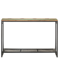 Tavolo Consolle 110x35x75 cm in Legno Massello di Recupero