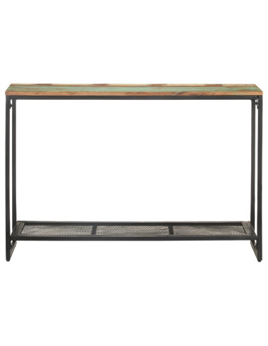 Tavolo Consolle 110x35x75 cm in Legno Massello di Recupero