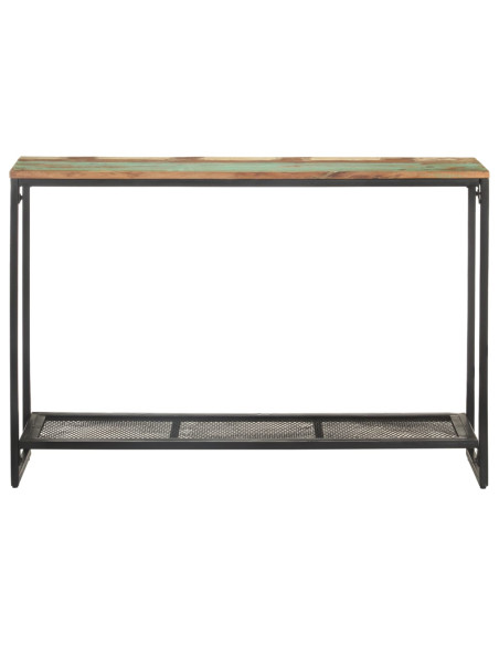 Tavolo Consolle 110x35x75 cm in Legno Massello di Recupero