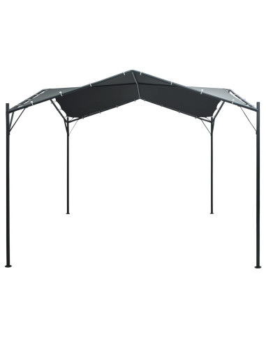 Gazebo Padiglione Tenda Tettoia 3x3 m Acciaio Antracite