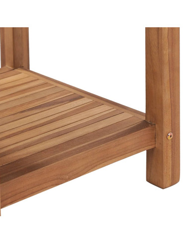 Tavolino da Salotto 45x45x45 cm in Legno Massello di Teak