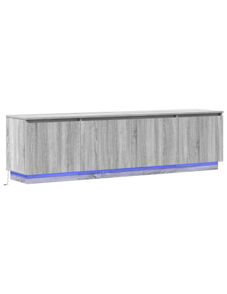 Mobile TV Grigio Sonoma 180 x 38 x 49 cm Legno multistrato
