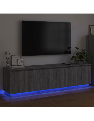 Mobile TV Grigio Sonoma 180 x 38 x 49 cm Legno multistrato