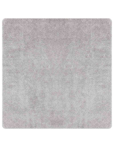 Tappeto Shaggy Antiscivolo Grigio 120 x 120 cm PP