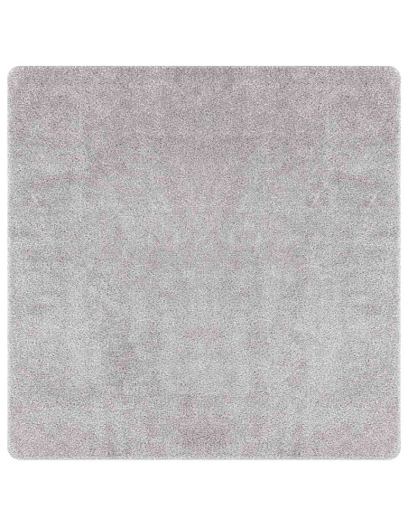 Tappeto Shaggy Antiscivolo Grigio 120 x 120 cm PP
