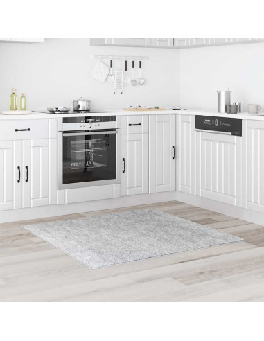 Tappeto Shaggy Antiscivolo Grigio 120 x 120 cm PP