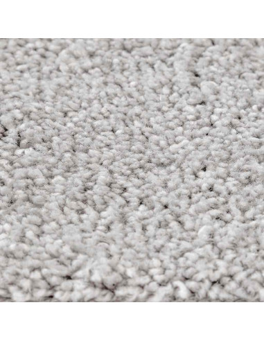 Tappeto Shaggy Antiscivolo Grigio 120 x 120 cm PP