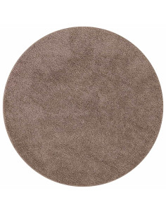 Tappeto Shaggy Antiscivolo Marrone 120 x 120 cm PP 2