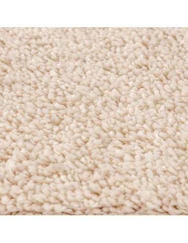 Tappeto Shaggy Antiscivolo Crema 160 x 160 cm PP