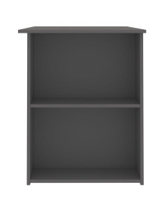 Scrivania Grigia 110x60x73 cm in Legno Multistrato