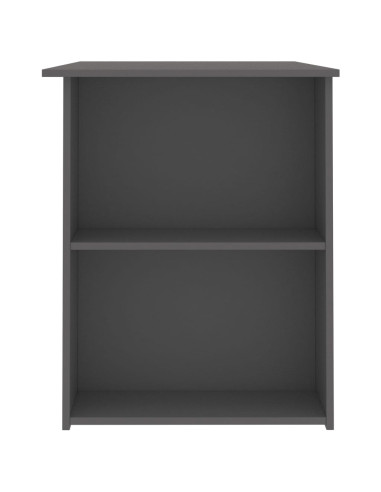 Scrivania Grigia 110x60x73 cm in Legno Multistrato