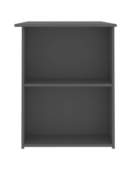 Scrivania Grigia 110x60x73 cm in Legno Multistrato