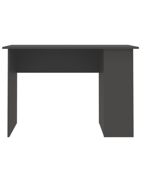 Scrivania Grigia 110x60x73 cm in Legno Multistrato