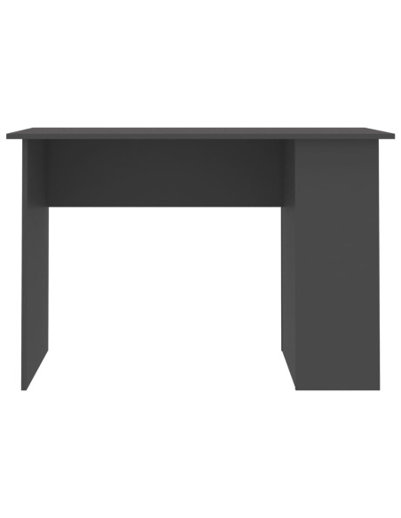 Scrivania Grigia 110x60x73 cm in Legno Multistrato