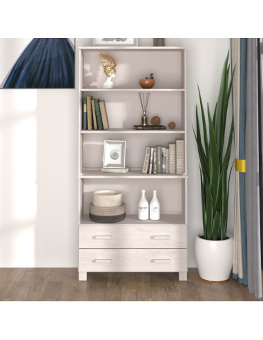 Credenza HAMAR in Legno Massello di Pino Bianca